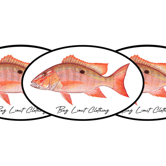 Mutton Snapper Sticker Pack of 10