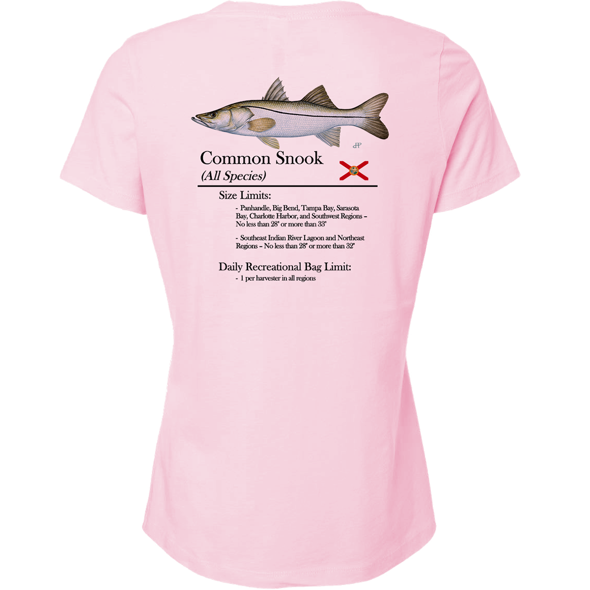Women's Classic Snook Short Sleeve V-Neck T-Shirt