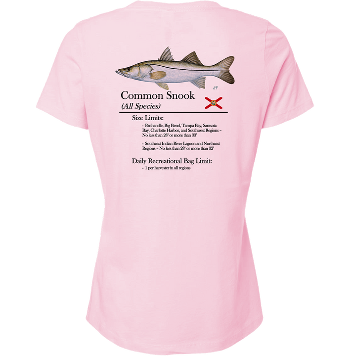 Women's Classic Snook Short Sleeve V-Neck T-Shirt