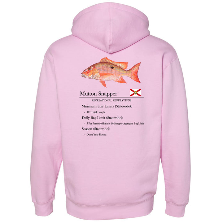 Mutton Snapper Heavyweight Hooded Sweatshirt