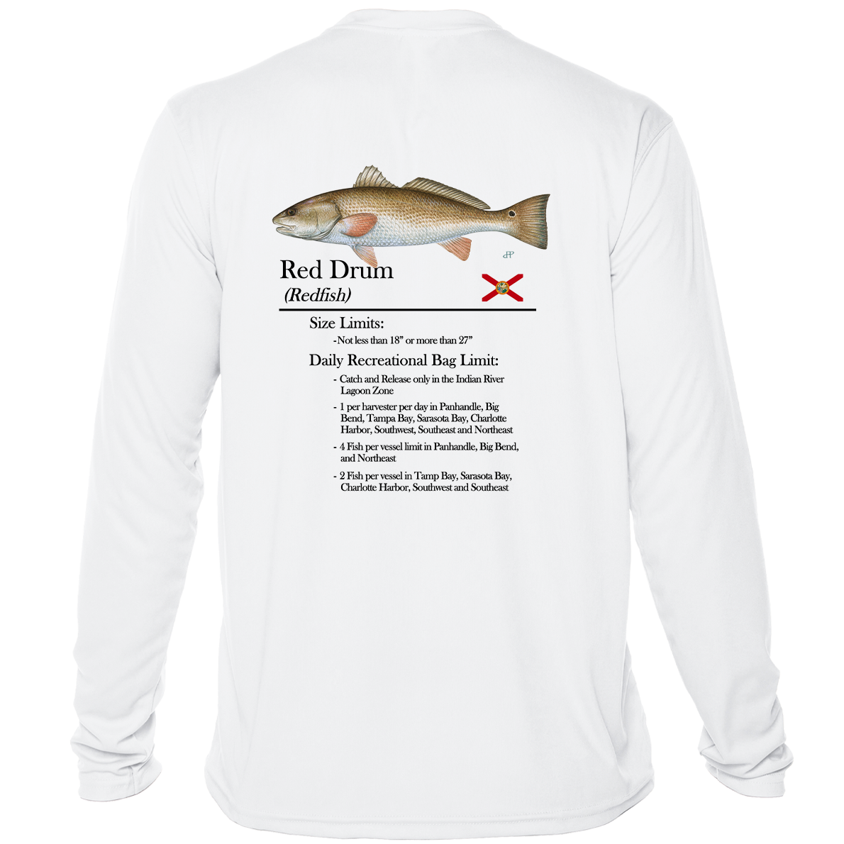 Toddler Classic Redfish Performance Shirt • Long Sleeve