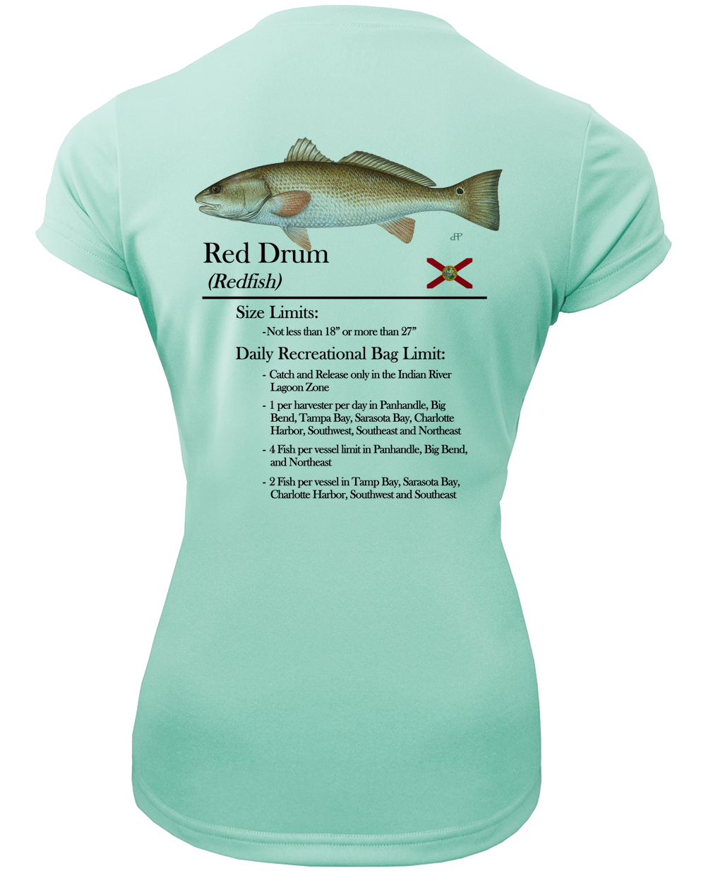 Women's Classic Redfish Performance Shirt • Short Sleeve