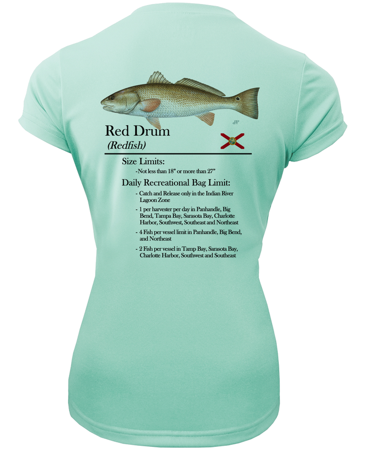 Women's Classic Redfish Performance Shirt • Short Sleeve