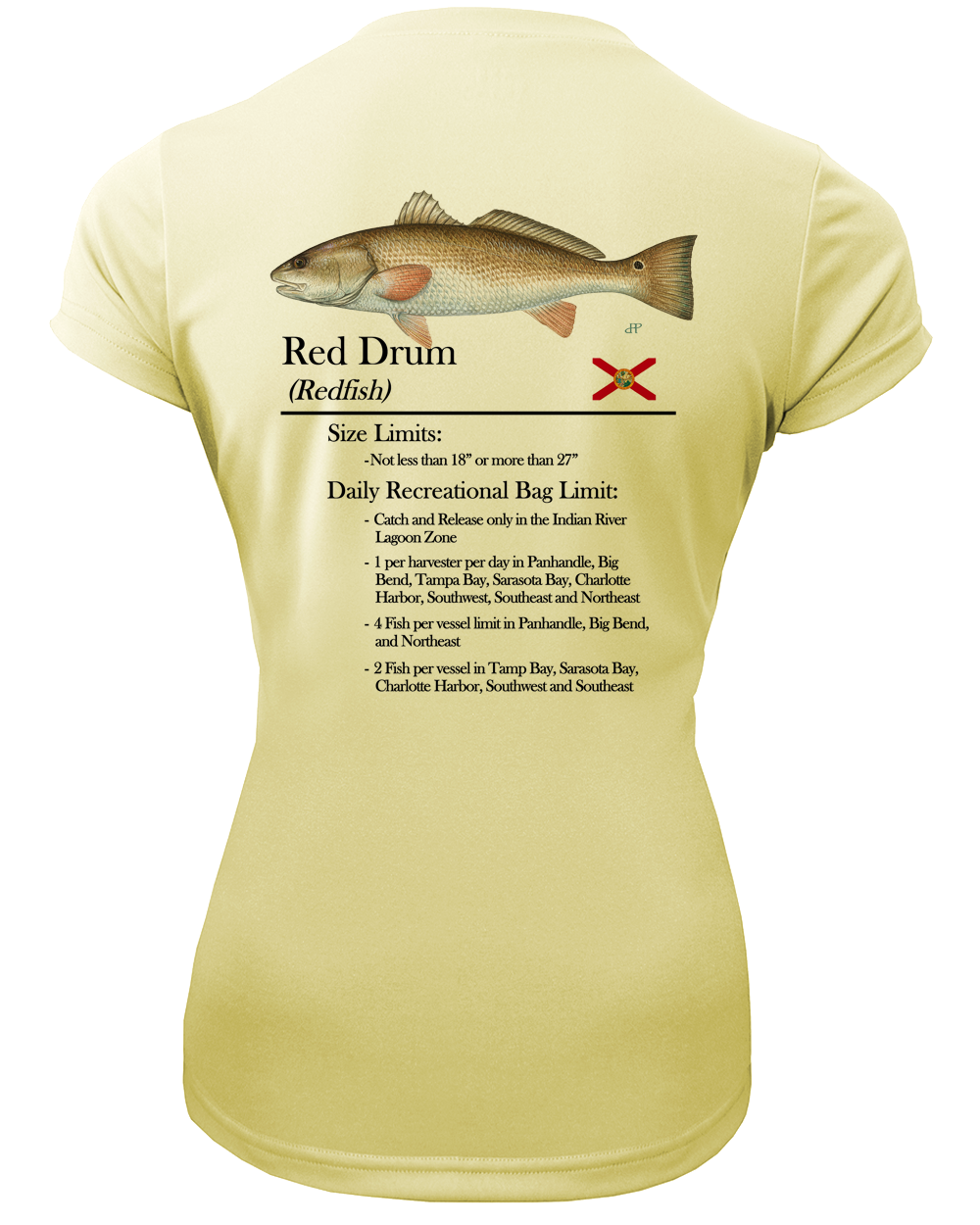 Women's Classic Redfish Performance Shirt • Short Sleeve