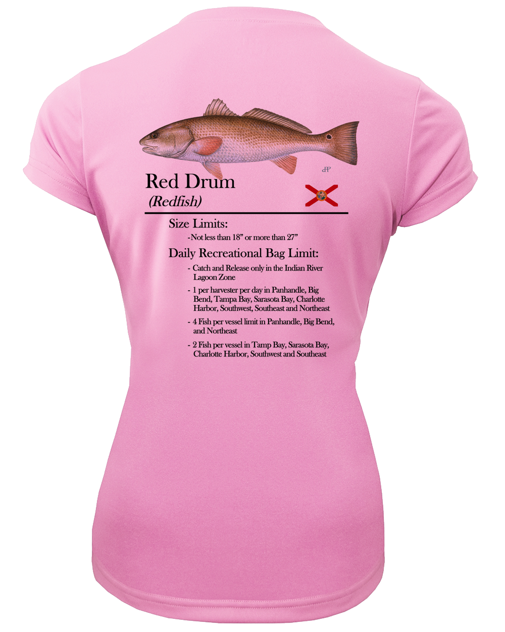 Women's Classic Redfish Performance Shirt • Short Sleeve