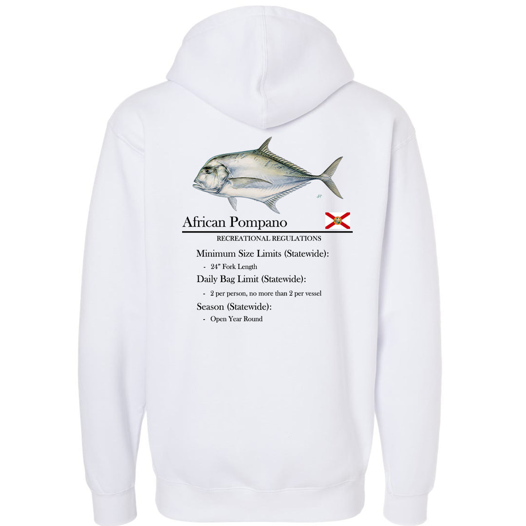 Classic African Pompano Heavyweight Hooded Sweatshirt