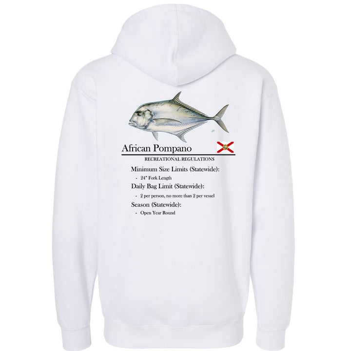 Classic African Pompano Heavyweight Hooded Sweatshirt