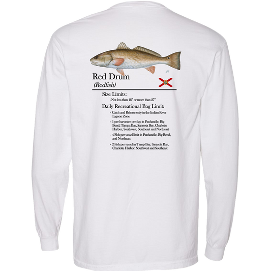 Classic Redfish Heavyweight Cotton Long Sleeve Pocket T-Shirt