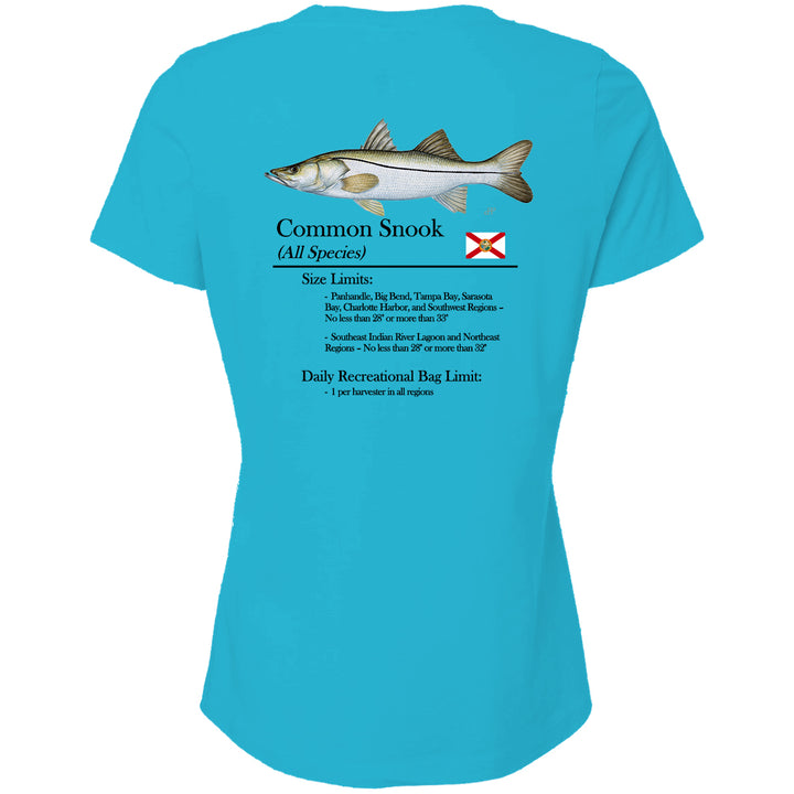 Women's Classic Snook Short Sleeve V-Neck T-Shirt