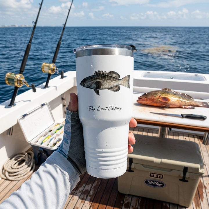 Classic Black Grouper 30 oz. Insulated Tumbler