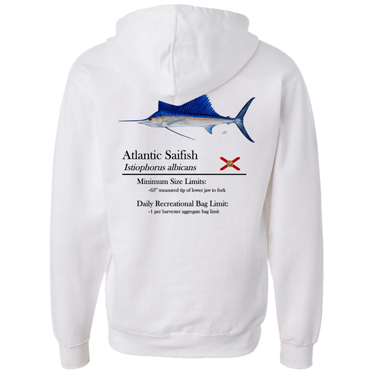 Classic Sailfish Full-Zip Hooded Sweatshirt