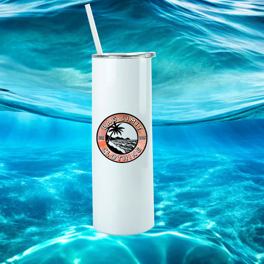 Mutton Snapper Logo 20 oz. Skinny Tumbler