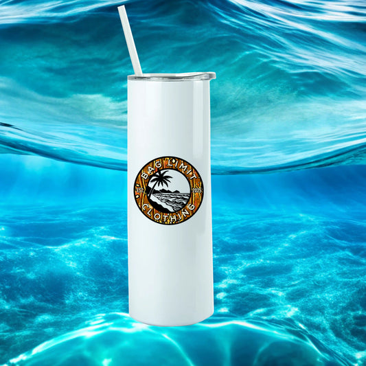 Spiny Lobster Logo 20 oz. Skinny Tumbler