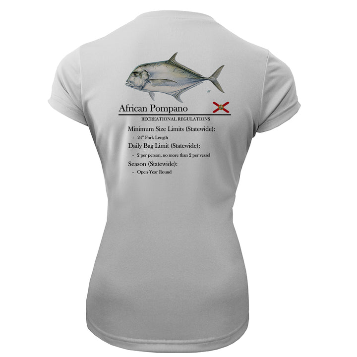 Women's Classic African Pompano Performance Shirt • Short Sleeve