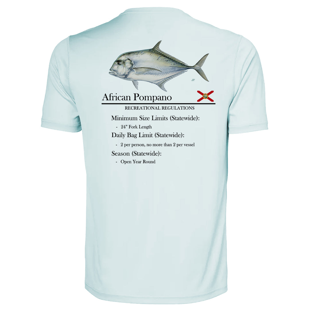 Classic African Pompano Performance Shirt • Short Sleeve