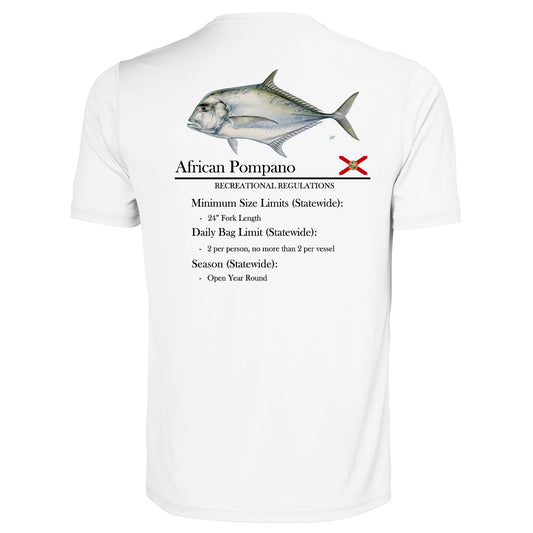 Classic African Pompano Performance Shirt • Short Sleeve