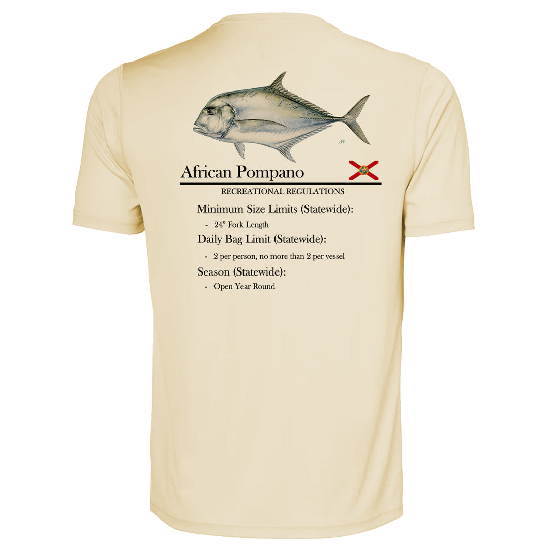 Classic African Pompano Performance Shirt • Short Sleeve