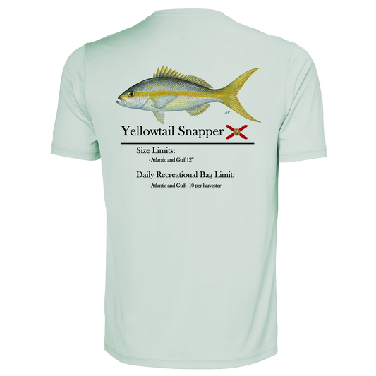 Classic Yellowtail Snapper Performance Shirt • Short Sleeve