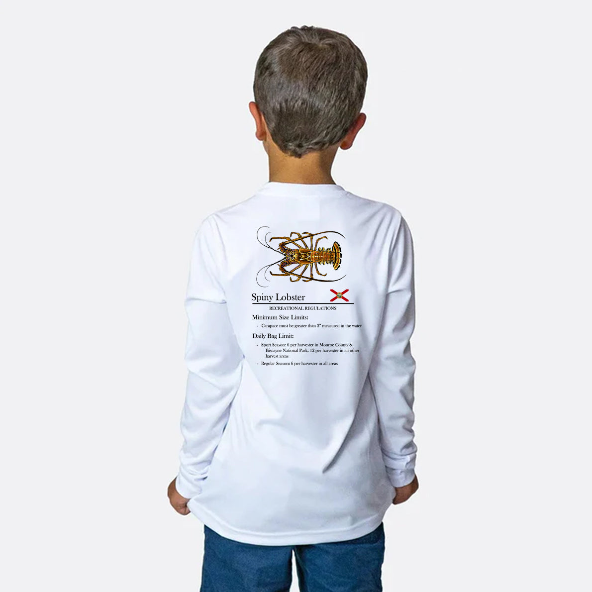 Youth Spiny Lobster Performance Shirt • Long Sleeve