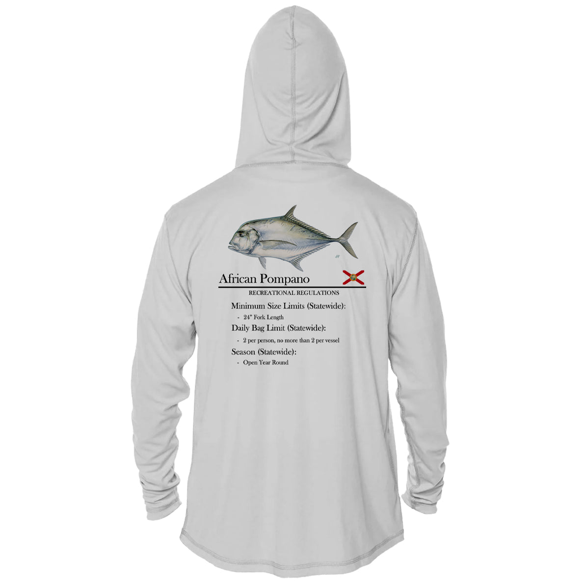 Youth Classic African Pompano Performance Hoodie
