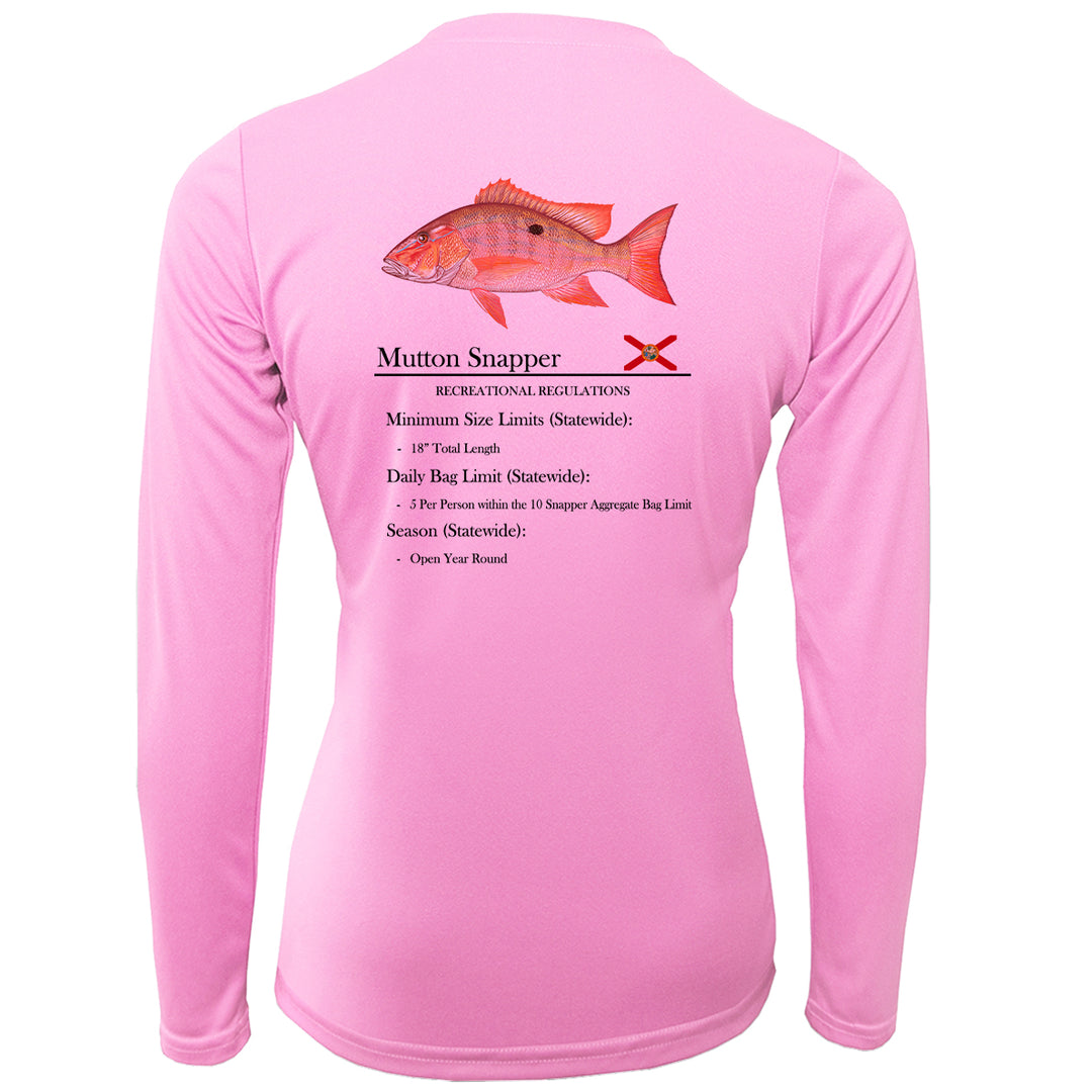 Women's Mutton Snapper Performance Shirt • Long Sleeve