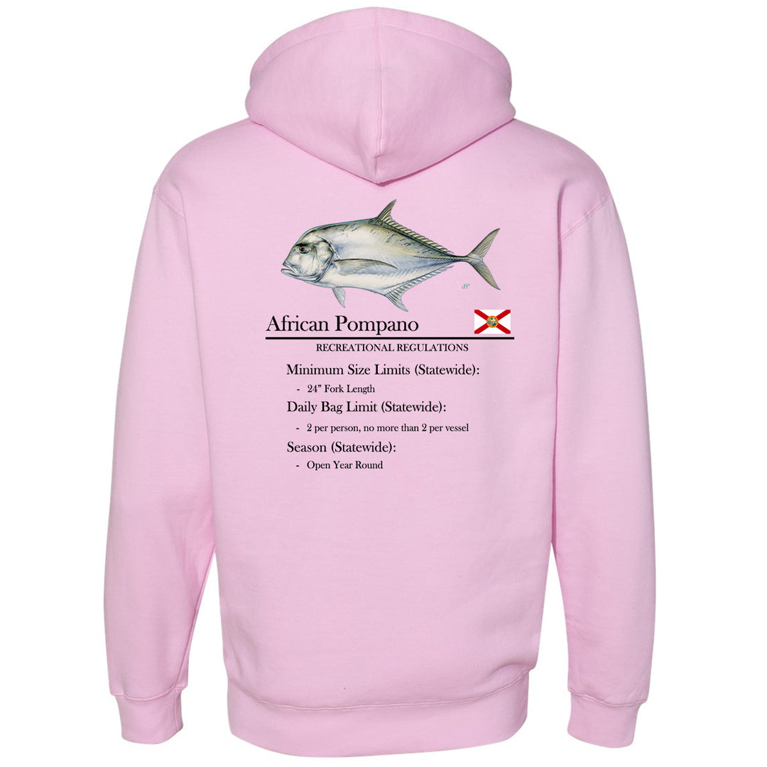 Classic African Pompano Heavyweight Hooded Sweatshirt