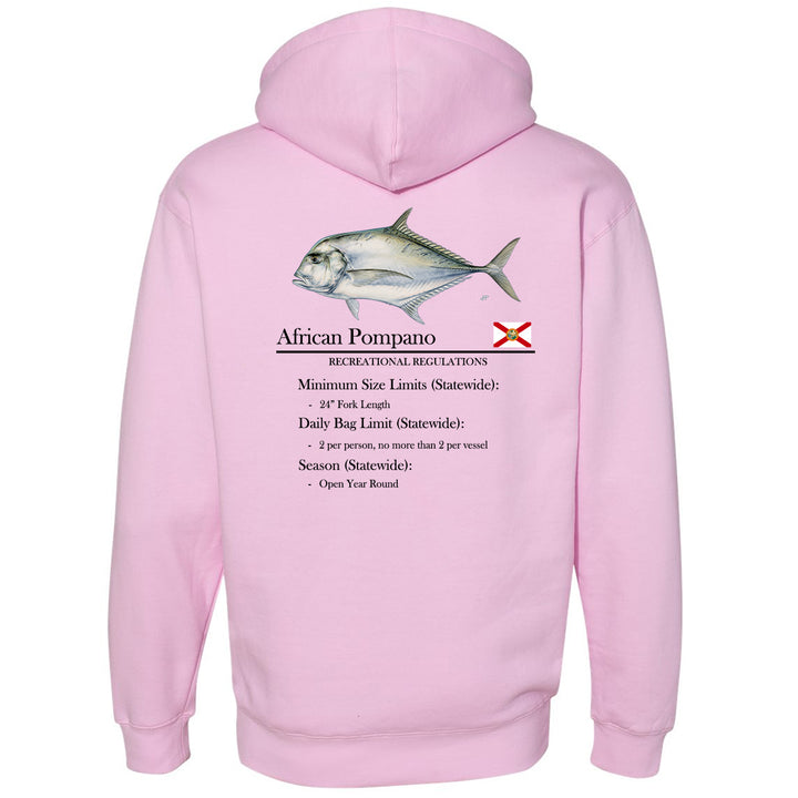 Classic African Pompano Heavyweight Hooded Sweatshirt