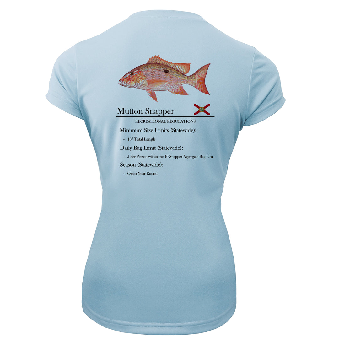 Women's Classic Mutton Snapper Performance Shirt • Short Sleeve