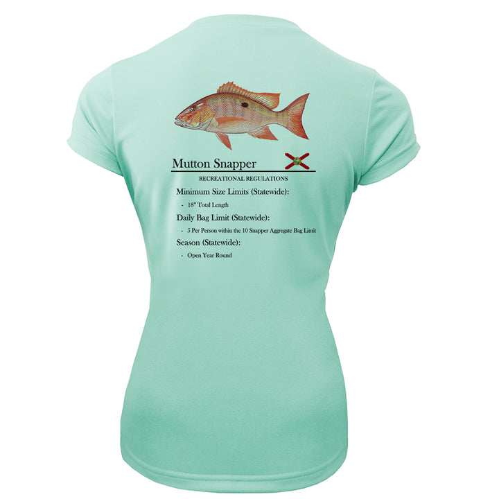 Women's Classic Mutton Snapper Performance Shirt • Short Sleeve