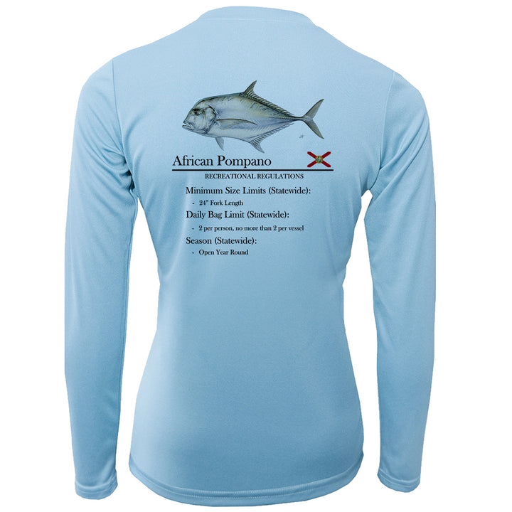 Women's Classic African Pompano Performance Shirt • Long Sleeve