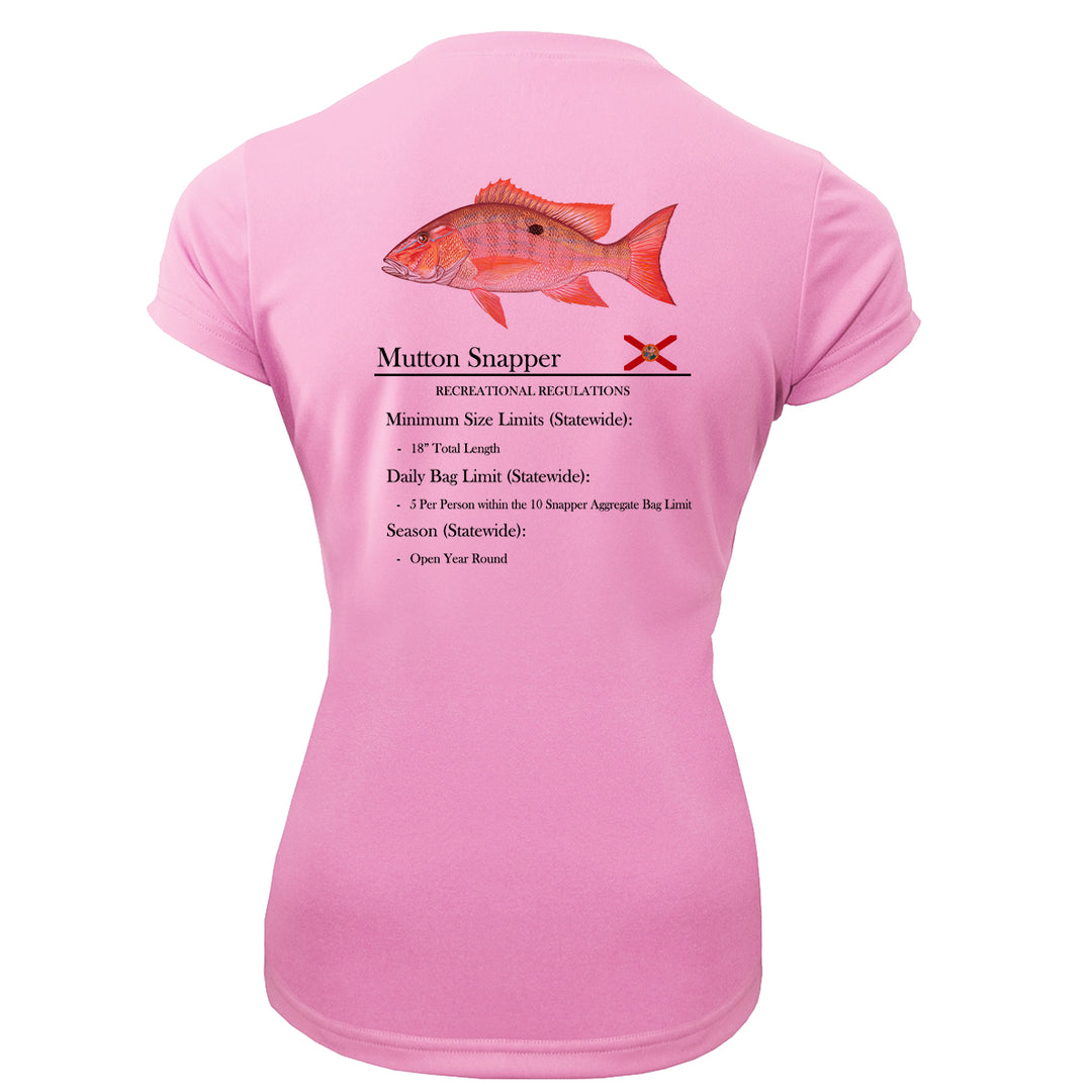 Women's Classic Mutton Snapper Performance Shirt • Short Sleeve