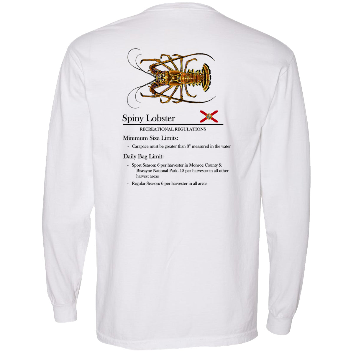Spiny Lobster Heavyweight Cotton Long Sleeve Pocket T-Shirt