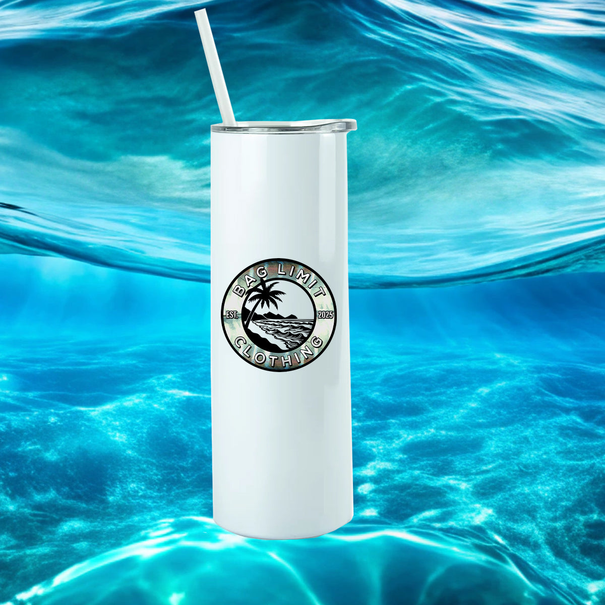 Wahoo Logo 20 oz. Skinny Tumbler