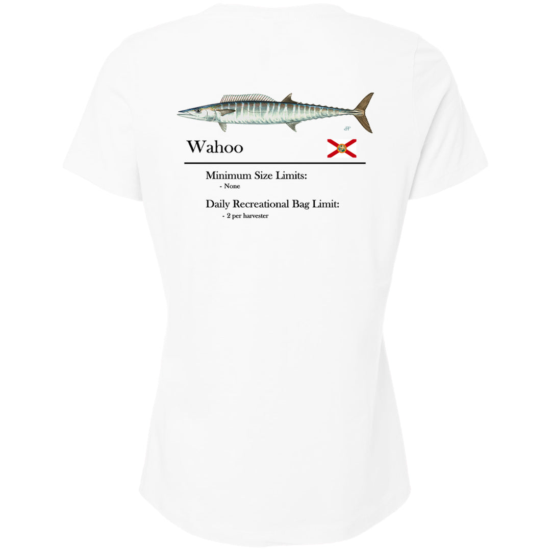 Women's Classic Wahoo Short Sleeve V-Neck T-Shirt Active