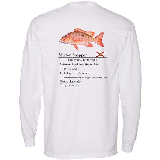 Muton Snapper Heavyweight Cotton Long Sleeve Pocket T-Shirt