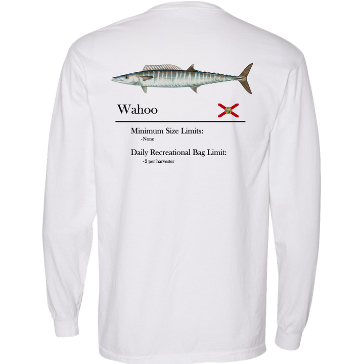 Classic Wahoo Heavyweight Cotton Long Sleeve Pocket T-Shirt