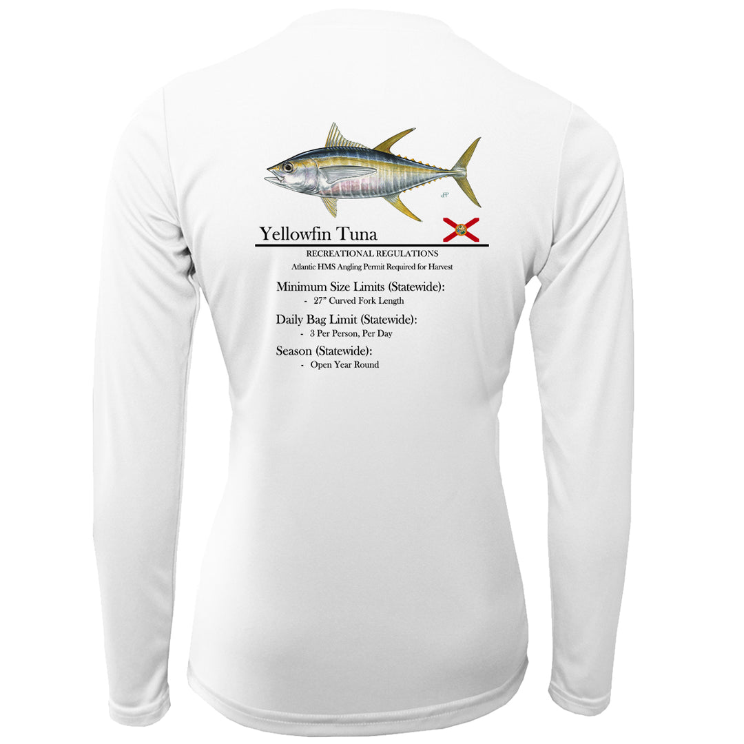 Women's Classic Yellowfin Tuna Performance Shirt • Long Sleeve