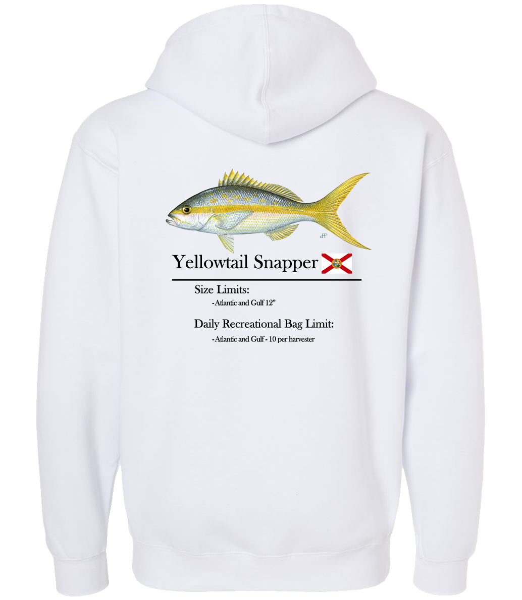 Classic Yellowtail Snapper Heavyweight Hooded Sweatshirt