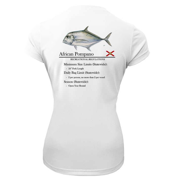 Women's Classic African Pompano Performance Shirt • Short Sleeve