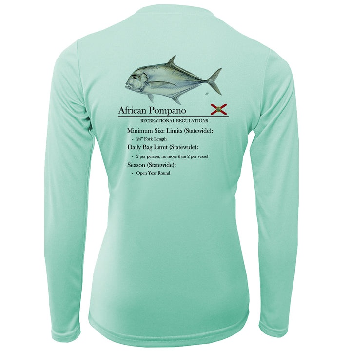 Women's Classic African Pompano Performance Shirt • Long Sleeve