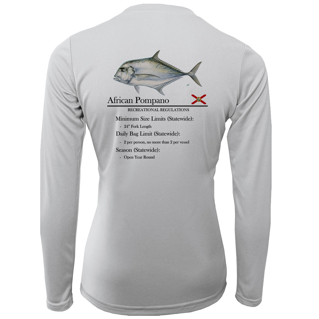 Women's Classic African Pompano Performance Shirt • Long Sleeve