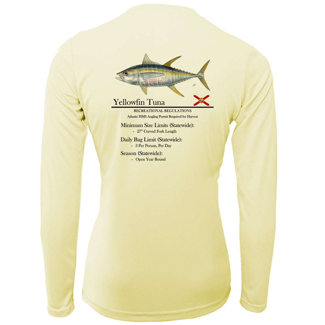 Women's Classic Yellowfin Tuna Performance Shirt • Long Sleeve