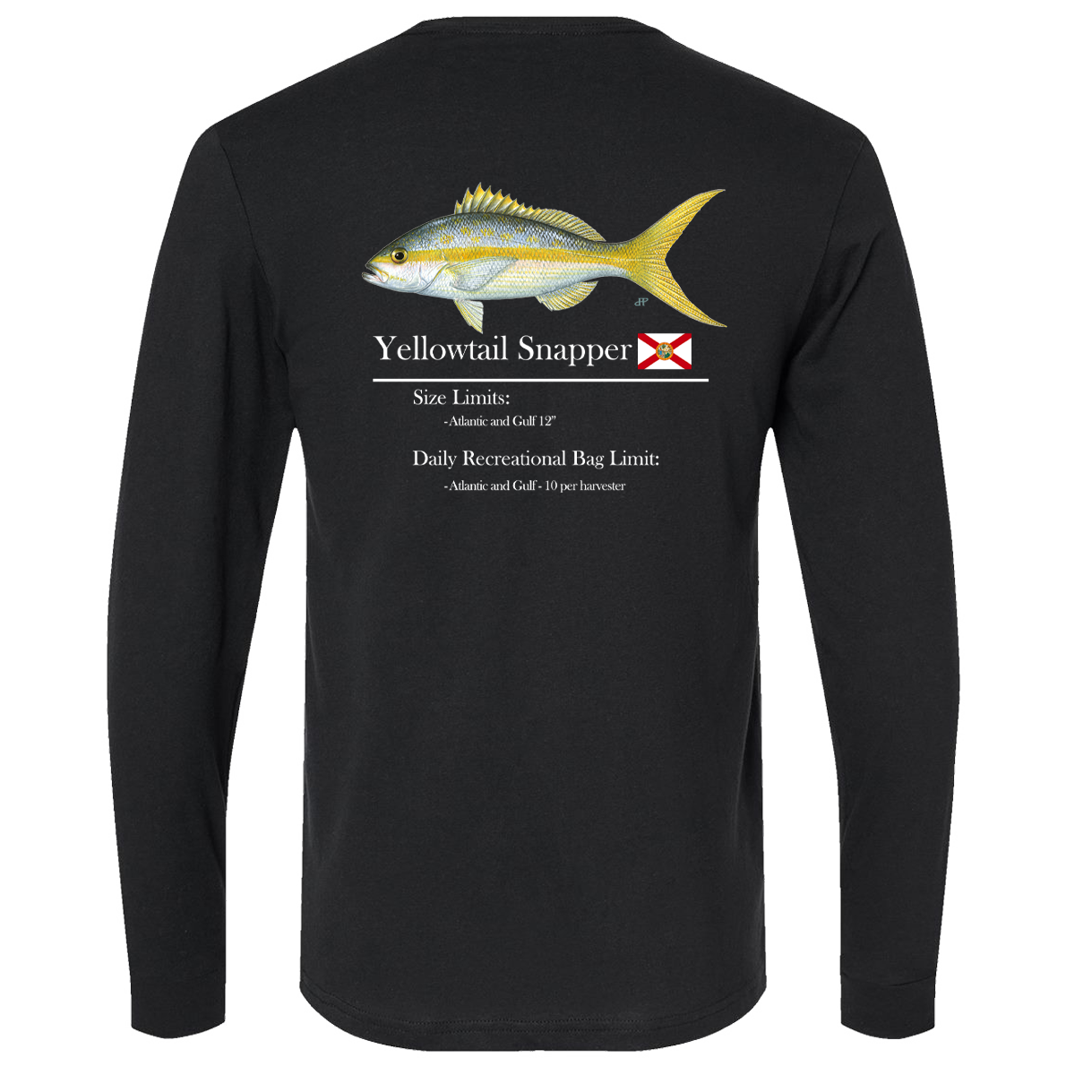 Classic Yellowtail Snapper Long Sleeve T-Shirt
