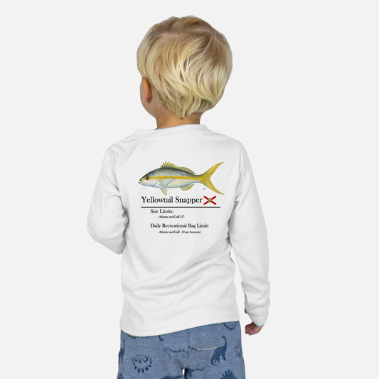 Toddler Classic Yellowtail Snapper Performance Shirt • Long Sleeve
