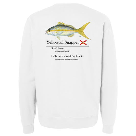 Classic Yellowtail Snapper Midweight Crewneck Sweatshirt