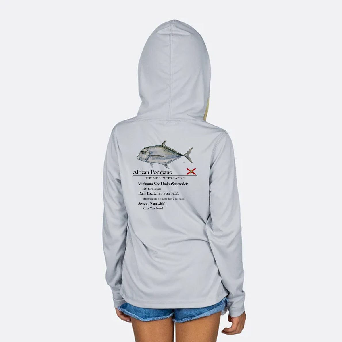 Youth Classic African Pompano Performance Hoodie