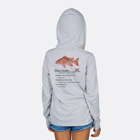 Youth Mutton Snapper Performance Hoodie